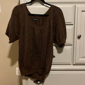Express Design Studio knit sweater, brown, size Small